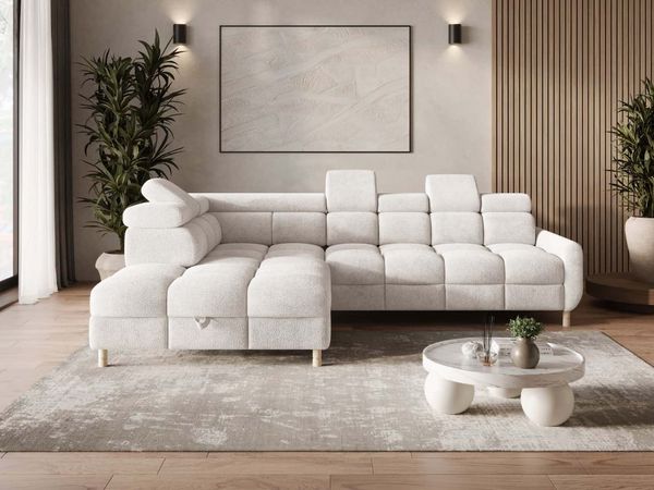 Sofa Bun Ecksofa mit Schlaffunktion | verschiedene Farben wählbar