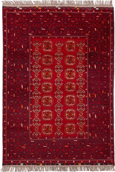 Afghan Teppich - Buchara - 147x104 cm - rot