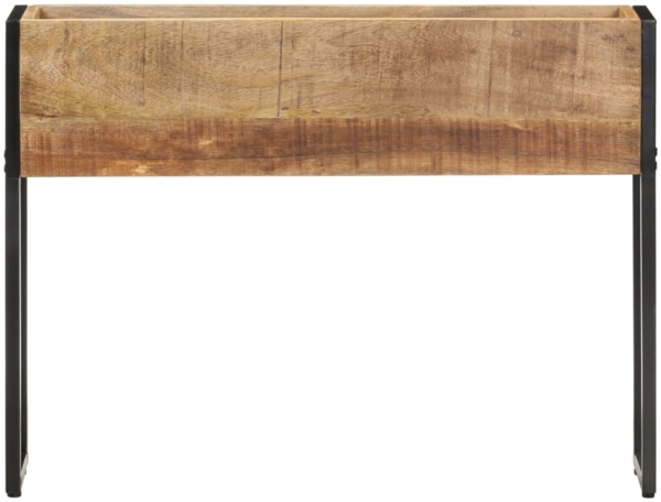 vidaXL Pflanzkübel 90x20x68 cm Raues Mangoholz 321938