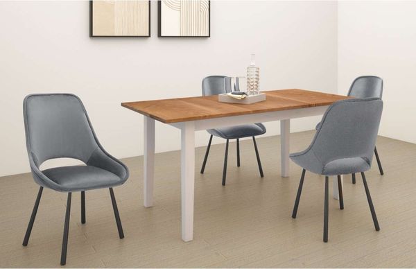 Home affaire Esstisch Dakota, aus massivem Kiefernholz, ausziehbar, Breite 160-200 cm