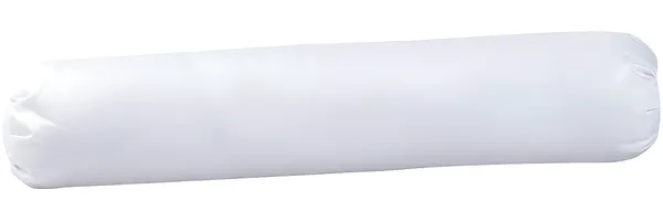 Vente-unique - MORPHEE Nackenrolle Stoff Weiß - B 23 cm x H 15 cm x L 90 cm
