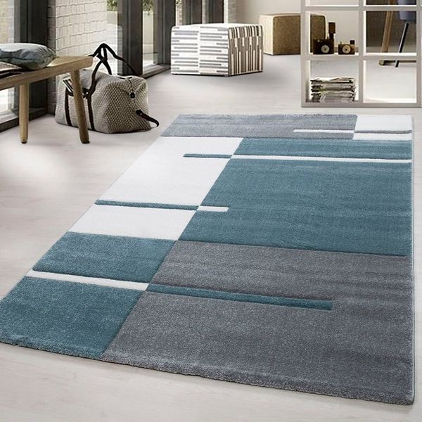 Ayyildiz Teppiche Teppich Hawaii 1310, rechteckig, Höhe: 13 mm, Läufer, handgearbeiteter Konturenschnitt, Wohnzimmer