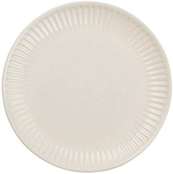Teller Kuchenteller Frühstücksteller Mynte 19cm Rund Rille Ib Laursen 2032 82 - butter cream