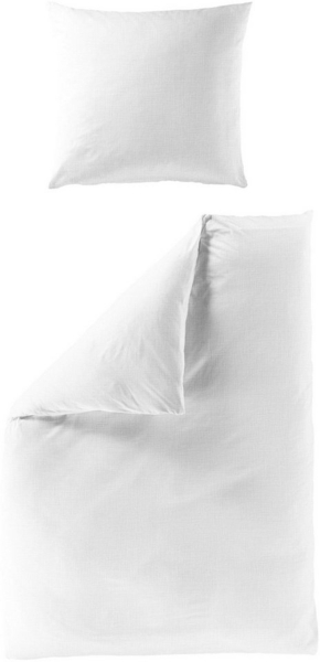 BIERBAUM Bettwäsche 4129, Musselin, 3 teilig, Musselin, 100 % Baumwolle, pflegeleicht, bügelfrei