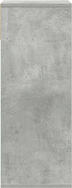 vidaXL Bücherregal Betongrau 34x31x80 cm Holzwerkstoff 860277 Bild 5
