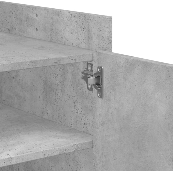 vidaXL Couchtisch Betongrau 80x50x50 cm Holzwerkstoff 848356 Bild 8