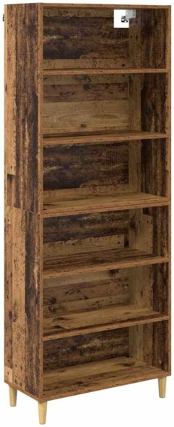 vidaXL Highboard Altholz 69,5 x 32,5 x 180 cm Holzwerkstoff 3415626