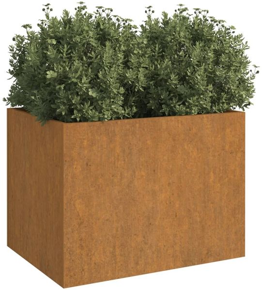 vidaXL Pflanzkübel 62x47x46 cm Cortenstahl 821558 Bild 3