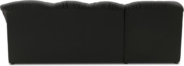 DOMO Collection Papenburg, Ecksofa mit Schlaffunktion, Kunstleder schwarz, 180 x 243 cm Bild 5