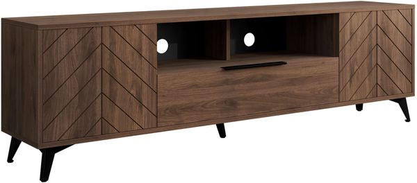 TV-Lowboard Xylix Bis 2D1SZ (Farbe: Nuss Okapi)