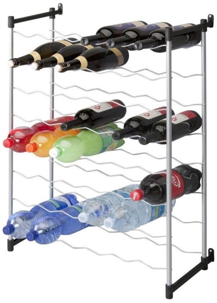 METALTEX 383748 Merlot Flaschenregal für 48 Flaschen 58 x 26 x 83 cm Bild 3