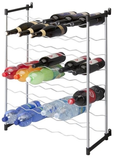 METALTEX 383748 Merlot Flaschenregal für 48 Flaschen 58 x 26 x 83 cm Bild 2