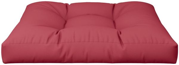 vidaXL Palettenkissen Weinrot 80x80x12 cm Stoff 360500 Bild 4