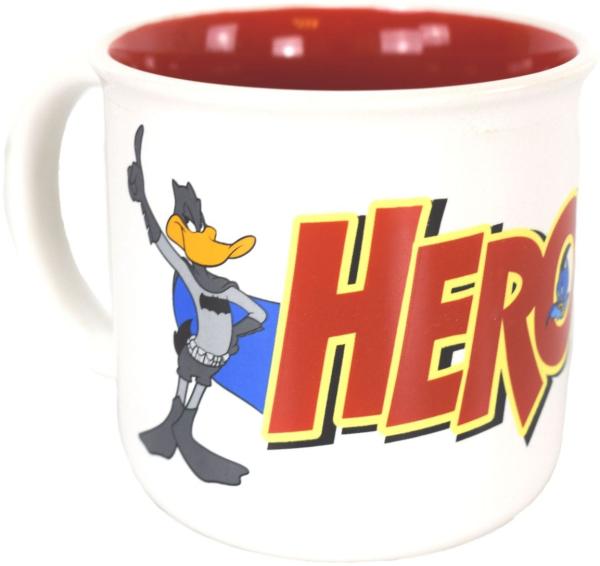 WB Looney Tunes Tasse ca. Ø 8,5 x 9,5 cm und 360 ml im Batman & Superman Design