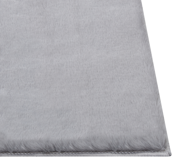 Kunstfellteppich Kaninchen grau 160 x 230 cm MIRPUR Bild 6