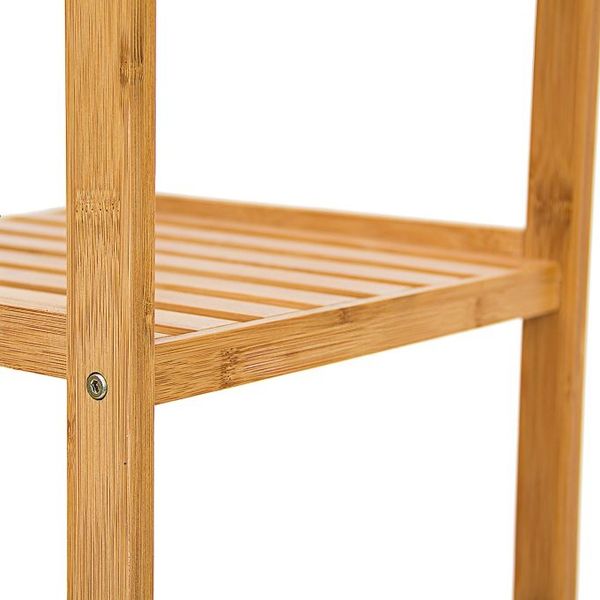 Relaxdays Badregal Bambus mit 4 Ablagen Bild 7