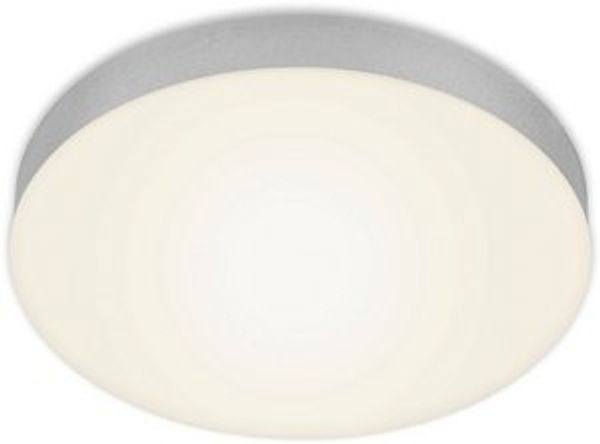 BRILONER - LED Deckenlampe rahmenlos, LED Deckenleuchte, LED Aufbauleuchte, warmweiße Farbtemperatur, Ø287 mm, silberfarbig Bild 6