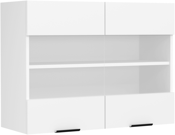 VCM Küchenmöbel Hängeschrank Fasola 919329 Weiß H. 60 x B. 80 x T. 31 cm