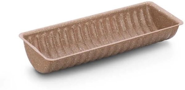 Korkmaz Torta Baton Kuchenform mit Granitbeschichtung - 13 x 30,5 x 5 cm