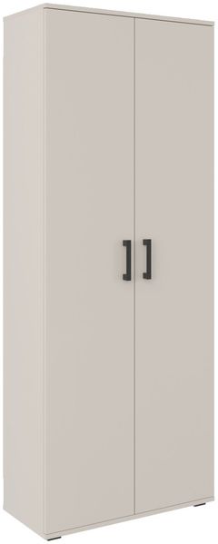 XORA 'ALEX' Schuhkommode XL-Schuhschrank, Holznachbildung Kaschmir, 70 x 179 x 33.5 cm, mit 5 Fachböden