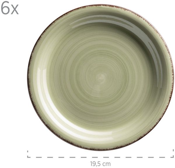 MÄSER Dessertteller LUMACA, (6 St)