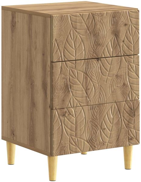 vidaXL Nachttisch Artisan-Eiche 43 x 39,5 x 66,5 cm Holzwerkstoff 895024