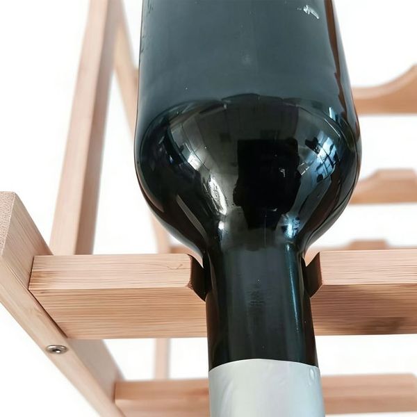 Relaxdays Weinregal aus Bambus Bild 7