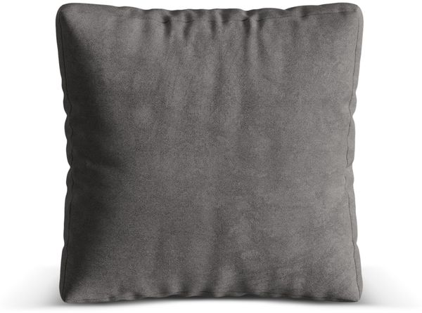 Micadoni Kissen Martina Samt Vogue Grau 65x65