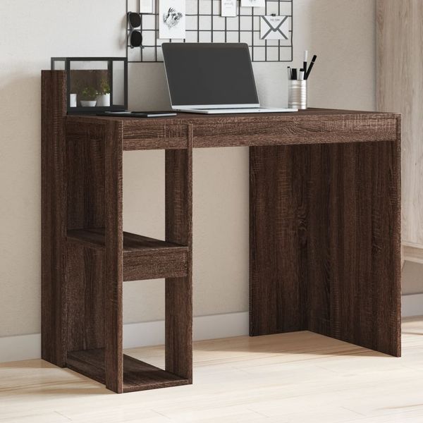 vidaXL Schreibtisch Braun Eichen-Optik 103,5x56,5x94 cm Holzwerkstoff 847981