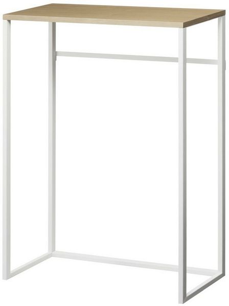 Yamazaki Konsolentisch "Tower" 60cm breit platzsparend, Beistelltisch schmal, Flurtisch, 60x80x18cm, Ablage aus Holz