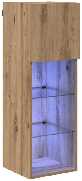 vidaXL Wandmontierter TV-Schrank Artisan-Eiche 30,5 x 30 x 90 cm 882950