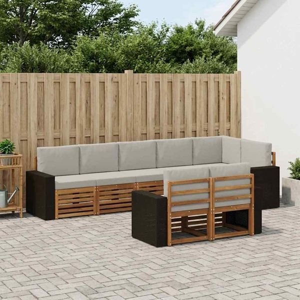 vidaXL Sofagarnituren Massivholz Akazie 3384512