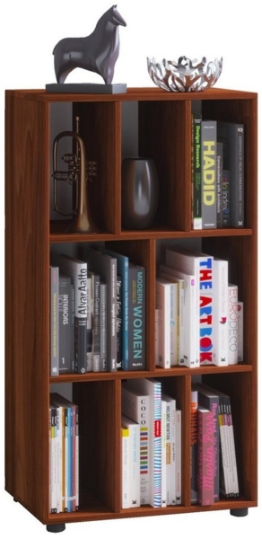 VCM Kommode & Sideboard Woltino 913411 Kern-Nussbaum H. 120 x B. 60 x T. 40 cm