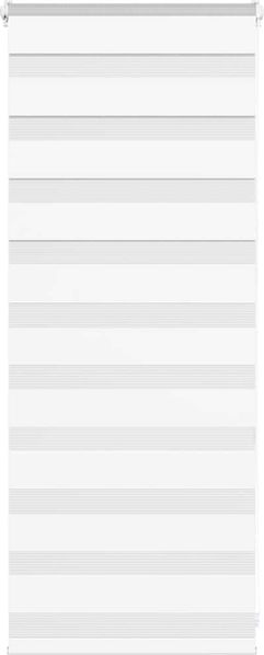 vidaXL Doppelrollo Weiß 55x100 cm Stoffbreite 50,9 cm Polyester 4014720