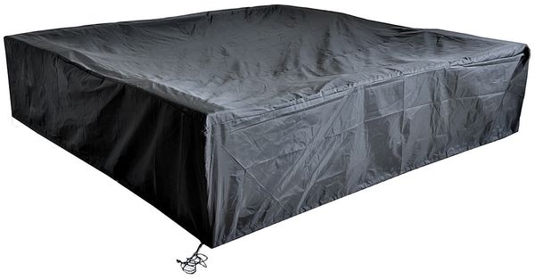 Schutzhülle 64x64x80 Schwarz Gartenmöbel Rattan Abdeckung Plane Haube Wetter