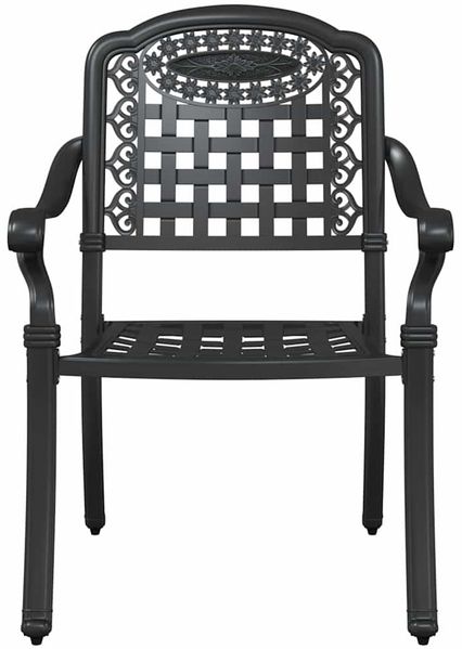 vidaXL Garten Essgruppe 5 pcs Schwarz Aluminium 3334685 Bild 9