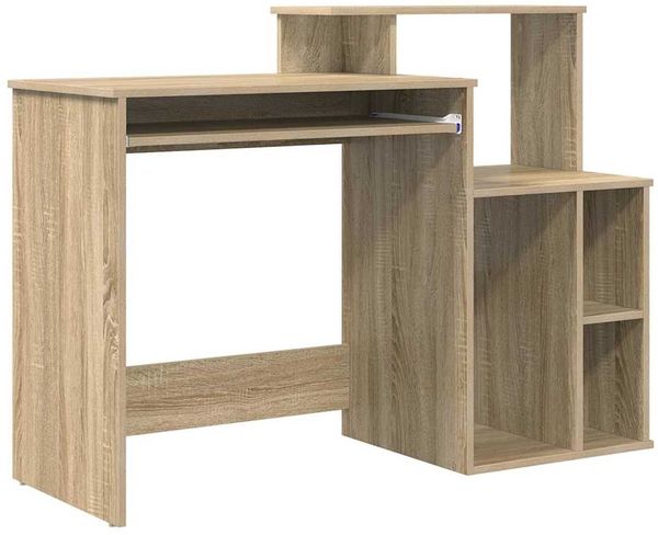 vidaXL Schreibtisch Sonoma-Eiche 120,5 x 44 x 88,5 cm Holzwerkstoff 869476 Bild 2