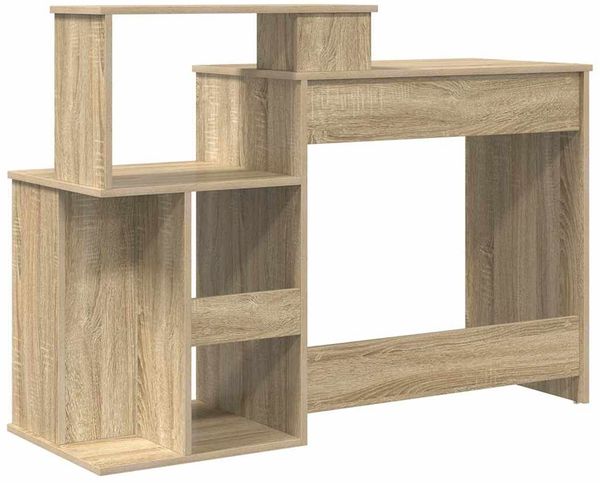 vidaXL Schreibtisch Sonoma-Eiche 120,5 x 44 x 88,5 cm Holzwerkstoff 869476 Bild 8