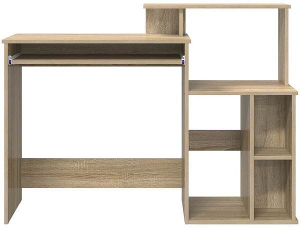 vidaXL Schreibtisch Sonoma-Eiche 120,5 x 44 x 88,5 cm Holzwerkstoff 869476 Bild 6