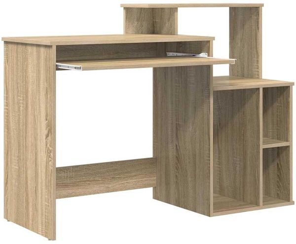 vidaXL Schreibtisch Sonoma-Eiche 120,5 x 44 x 88,5 cm Holzwerkstoff 869476 Bild 5