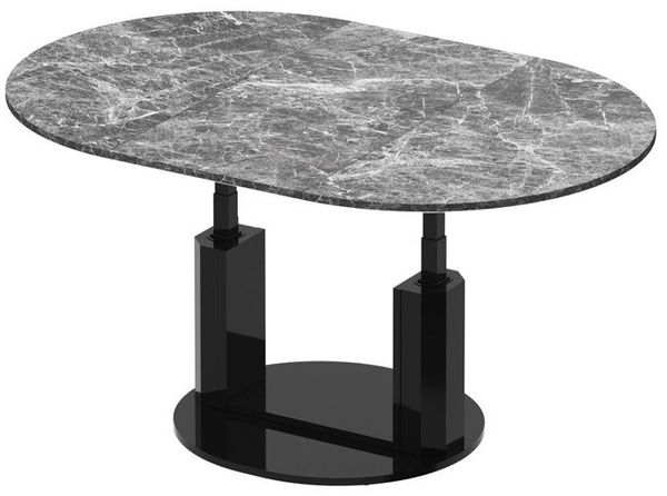 designimpex Couchtisch Design HEM-111 Hochglanz ausziehbar höhenverstellbar Tisch