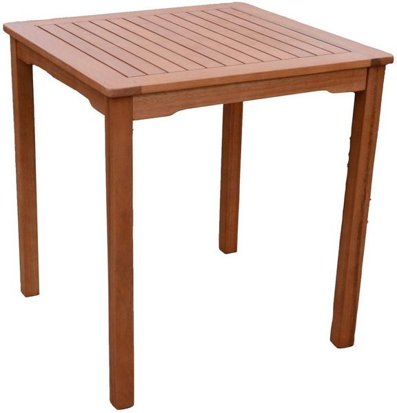 Gartentisch Balkontisch PITTSBURGH 70 x 70 cm aus Eukalyptus