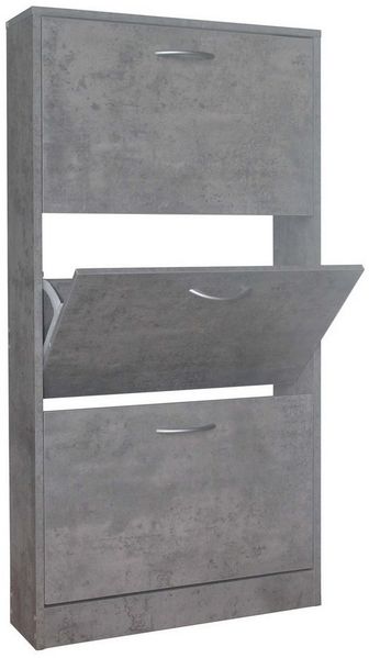 HTI-Line Schuhschrank Schuhschrank Thekla (Stück, 1x Schuhschrank Thekla, ohne Dekoration) Schuhkipper 3 Fächer