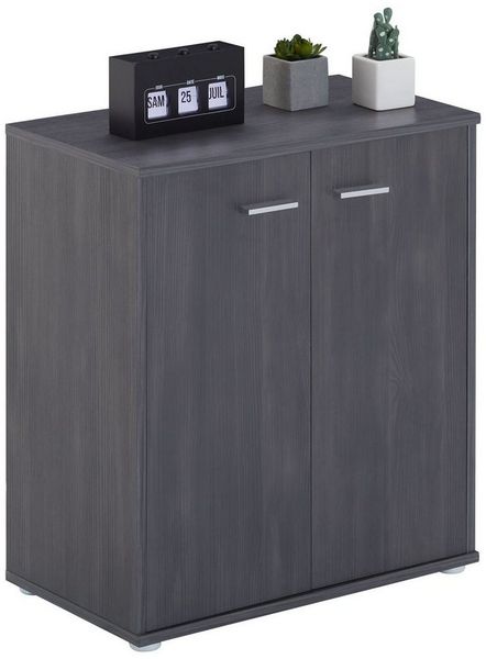 CARO-Möbel Schuhschrank LENNIS Schuhschrank Regal Bank Kommode Ablage Flur Diele Anrichte in Esche gr