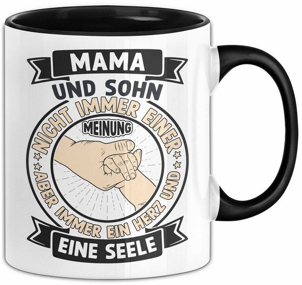 Trendation Tasse Mama Und Sohn Tasse Geschenk Muttertag Geschenkidee Von Sohn An Mutter