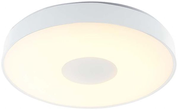 LED Deckenleuchte, weiß, dimmbar, Fernbedienung, D 49,5 cm