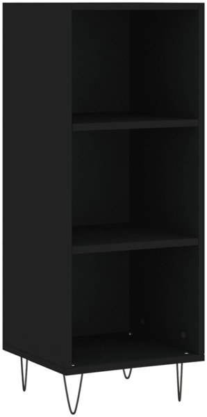 vidaXL Sideboard Schwarz 34,5x32,5x90 cm Holzwerkstoff 828725