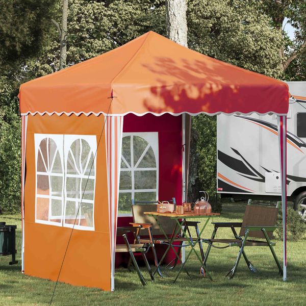 vidaXL Pop-up Partyzelt Orange 195 x 195 x 245 cm 42019734