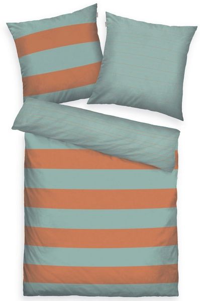 TOM TAILOR HOME Bettwäsche BOLD STRIPES in Gr. 135x200 cm, 155x220 cm oder 200x220 cm, Renforcé, 2 teilig, new bedroom, mit farbigem Markenreißverschluss