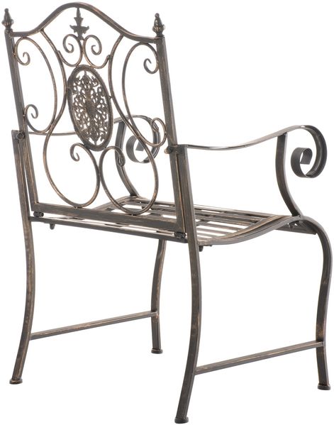 CLP 2er Set Gartenstühle Punjab mit Armlehnen,bronze Bild 6